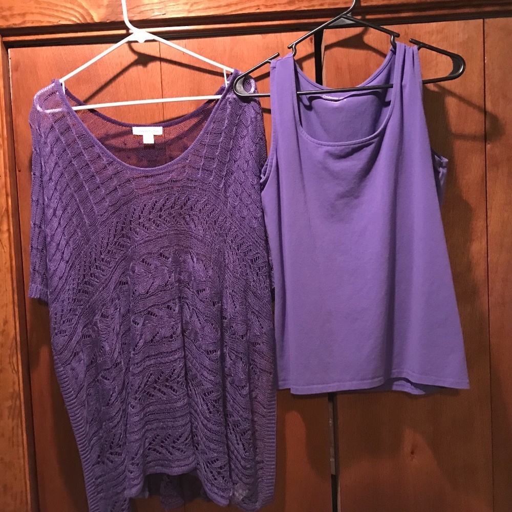 Lightweight sweater set
